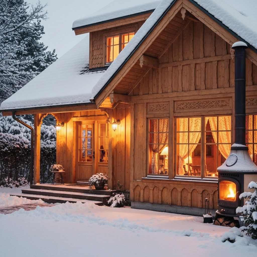Maison confortable avec pompe à chaleur